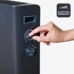 Aquecedor Convector Black+Decker 2000 W – 2 Níveis de Potência, Termóstato Ajustável, Design Elegante - Image 6