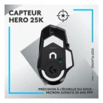 Rato Gaming Logitech G502 X LIGHTSPEED — Sem Fios, Sensor HERO 25K, RGB, Preto - Image 5