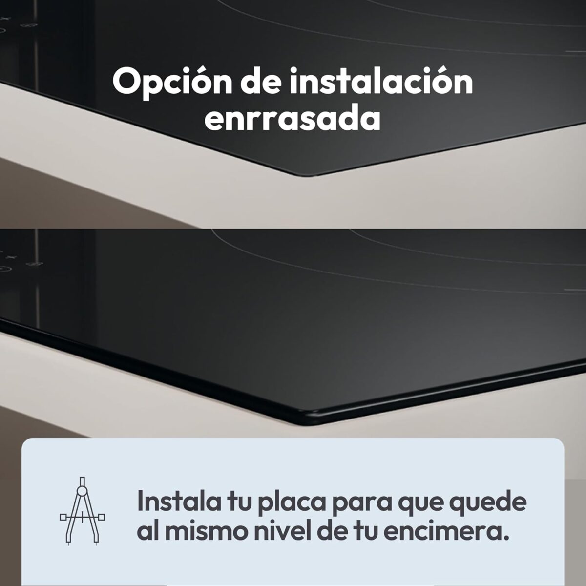 Candy CI633C/E14U — Placa de Indução 3 Zonas, 60 cm, 9 Níveis de Potência, Booster, Comandos Centrais, 7,2 kW, Preto - Image 6