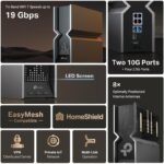TP-Link Archer BE800 — Router Wi-Fi 7 Tri-Banda BE19000, 2× Portas 10G, Ecrã LED, 8 Antenas Internas, VPN, QoS, EasyMesh - Image 6