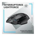 Rato Gaming Logitech G502 X LIGHTSPEED — Sem Fios, Sensor HERO 25K, RGB, Preto - Image 2