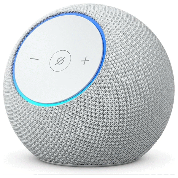 Amazon Echo Dot Max Branco — Alto-falante Inteligente Alexa com Som Surround