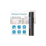 Apresentador Sem Fios SQAFGYR 2.4GHz – Ponteiro Laser Vermelho, USB Plug & Play, Controlo de Slides - Image 2