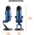 Gravação Profissional Blue Yeti Blackout Microfone USB Preto - Image 9