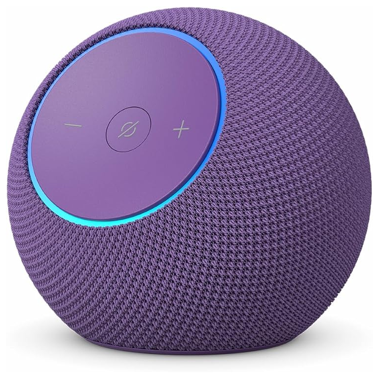 Amazon Echo Dot Max Roxo — Alto-falante Inteligente Alexa com Som Surround
