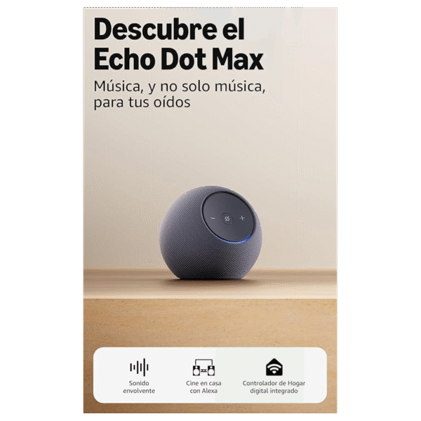 Amazon Echo Dot Max Branco — Alto-falante Inteligente Alexa com Som Surround - Image 2