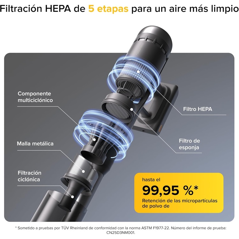 Roborock H60 Ultra (Última Geração) — Aspirador Inteligente com Hub Ultra, Controlo por App - Image 4