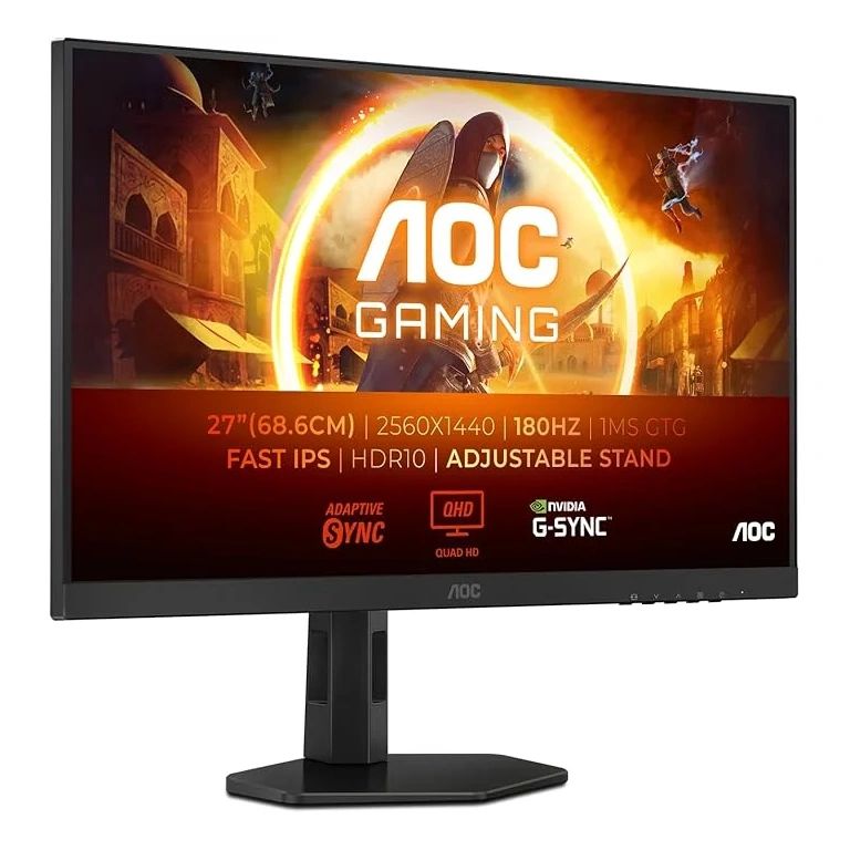 Monitor AOC Gaming 27″ Q27G4XF — IPS QHD 180Hz, 1ms, FreeSync Premium