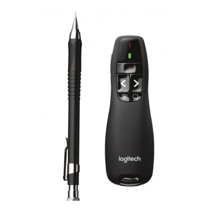 Apresentador Sem Fios Logitech Wireless Presenter R400 – Laser Vermelho, USB, Alcance 15m