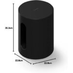 Sonos Sub Mini Subwoofer Sem Fios 6,35 kg – Graves Profundos, Wi-Fi, Ethernet, Preto - Image 5