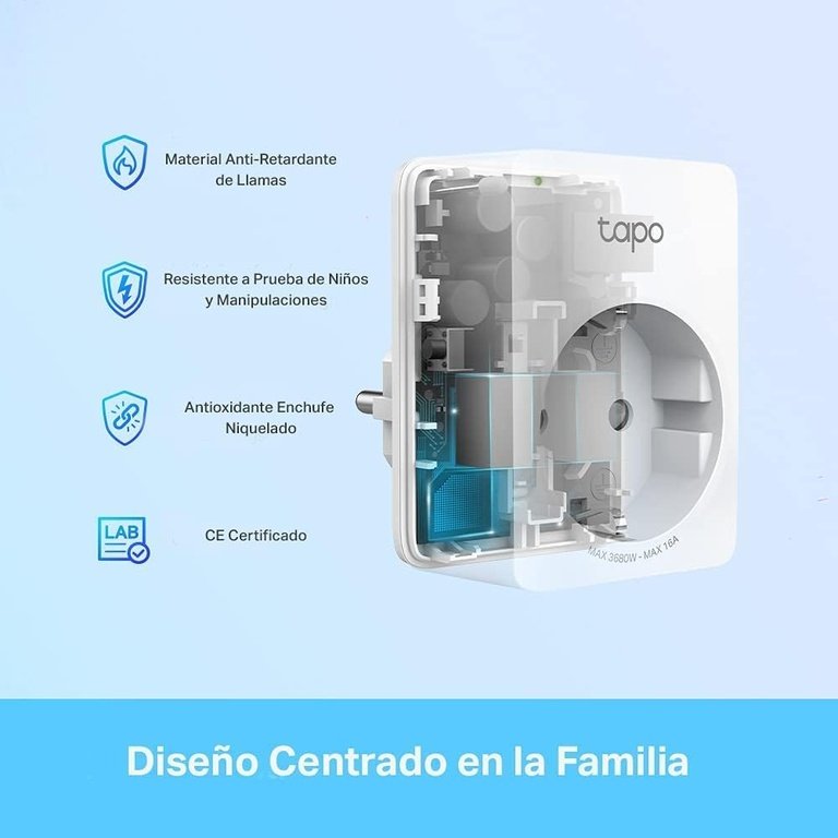 TP-Link Tapo P110 Pack 4 – Mini Tomada Wi-Fi Inteligente com Monitorização de Energia - Image 2
