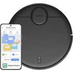 Xiaomi Robot Vacuum T12 Preto – Aspirador Robot 3500Pa com Mopa, Navegação LDS e Controlo por App