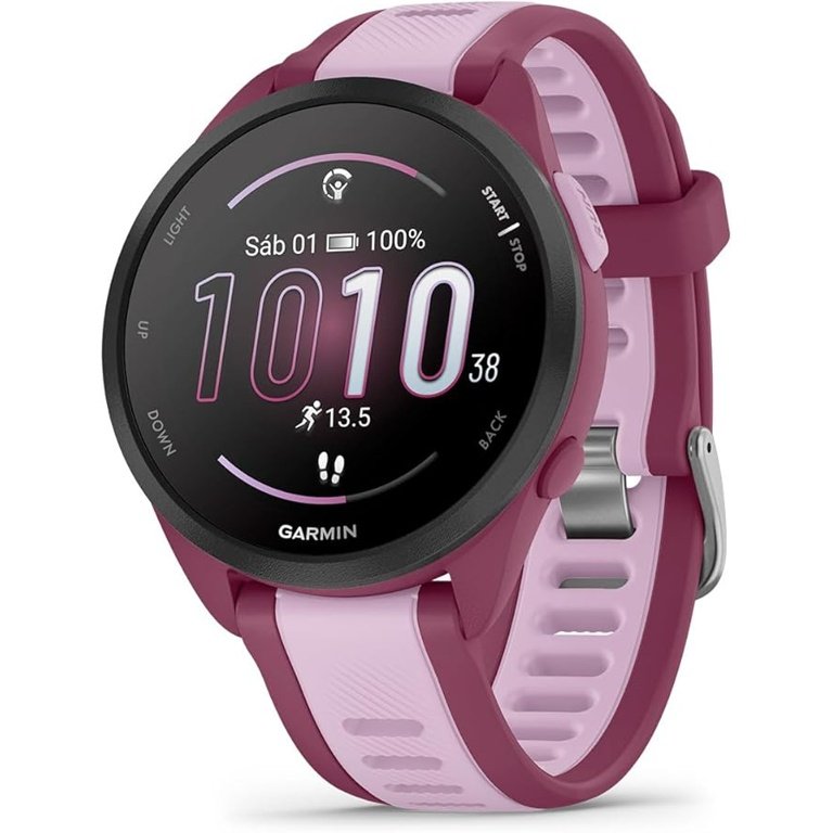 Garmin Forerunner 165 Music – Relógio GPS Desportivo com Música Integrada, Treino Avançado & Monitorização de Saúde – Purple/Lilac