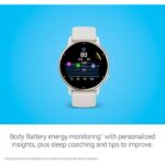 Garmin Vivoactive 5 – Smartwatch GPS Multidesportos, Ecrã AMOLED 1,2″, Autonomia até 11 Dias, Branco/Marfim - Image 6