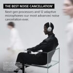 Auscultadores Bluetooth Sony WH-1000XM6 Prateado – Noise Cancelling, Bluetooth 5.3, Hi-Res Audio, 30h Bateria - Image 6