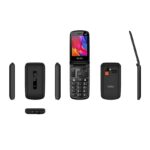Telemóvel Qubo P-210NW 4G 2.8″ Preto Dual SIM com Botão SOS e Base de Carregamento - Image 4