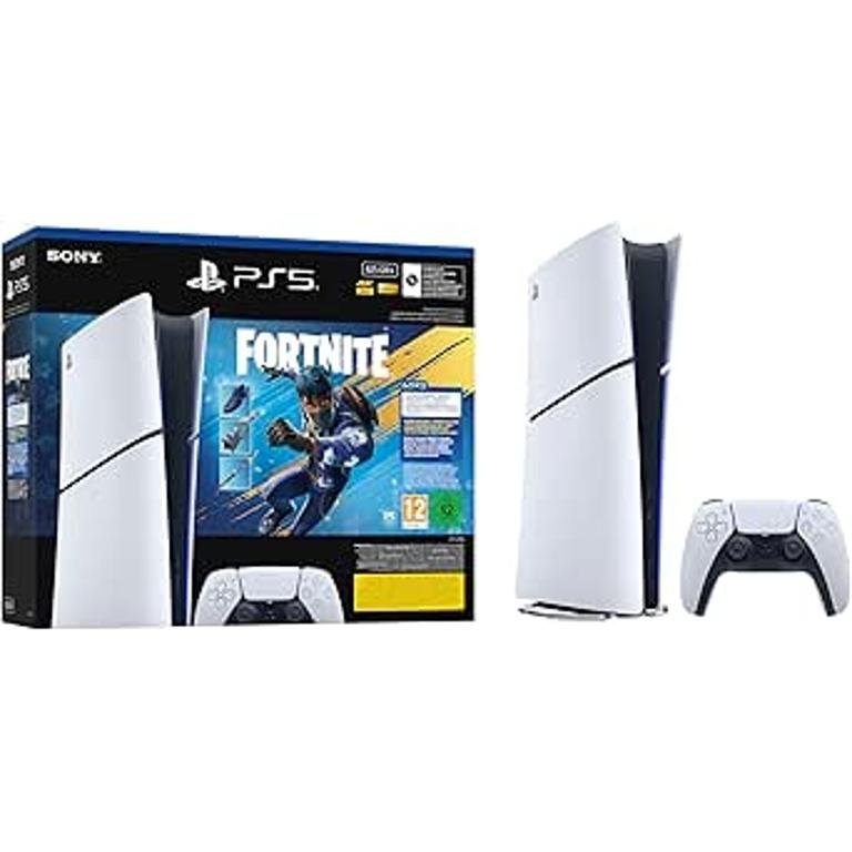 Sony PlayStation 5 Slim Digital Edition 825GB SSD + Pack Fortnite Flowering Chaos – Branco