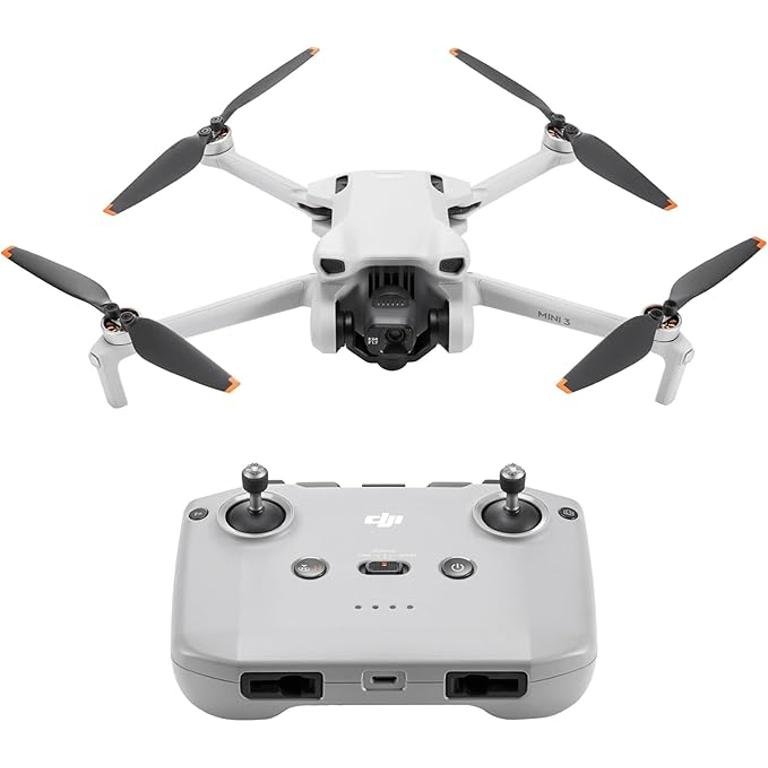 Drone DJI Mini 3 + Comando RC-N1 – <250 g, Vídeo 4K HDR, Sensor 1/1.3", Transmissão até 10 km