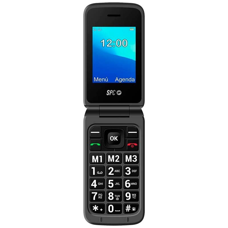 Telemóvel Sénior SPC Stella 2 2.4'' Preto Dual SIM com Botão SOS e Base de Carregamento - Image 2