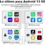 MP4 Player 144 GB com Ecrã Tátil 4″ – Android 13 | Bluetooth | Wi-Fi | Spotify, Amazon Music e Play Store (Preto) - Image 6