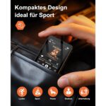 AGXOV MP3 Player 128GB Bluetooth 5.4 2.4" TFT Rádio FM Gravador Voz Altifalante com Auriculares - Image 2