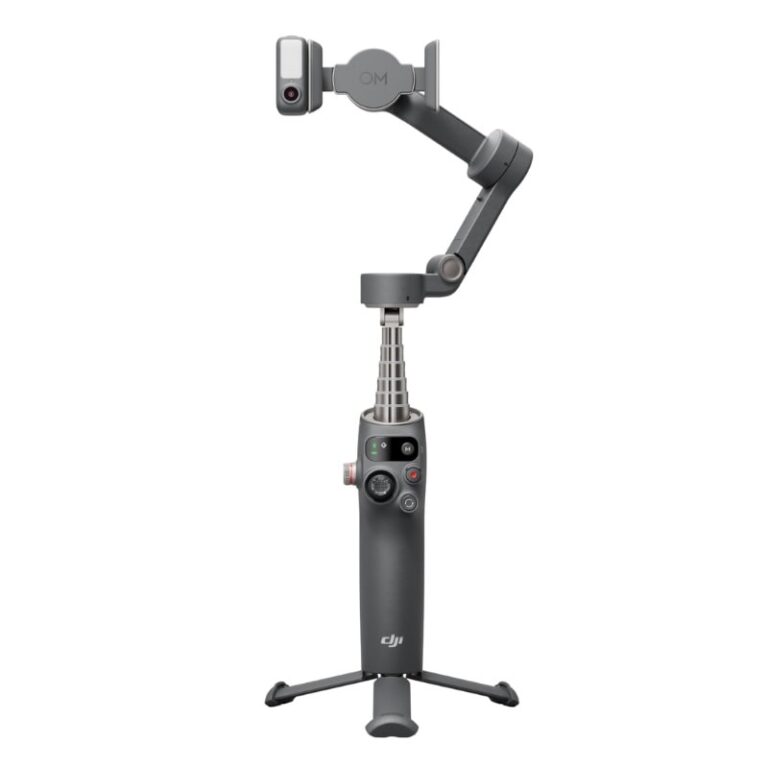 DJI Osmo Mobile 7P – Gimbal 3 Eixos com ActiveTrack 7.0 e Módulo Multifuncional