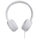 JBL Tune 500 Auscultadores On-Ear Cabo Branco Som Confortável - Image 2