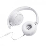 JBL Tune 500 Auscultadores On-Ear Cabo Branco Som Confortável - Image 3