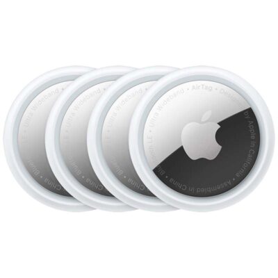 Apple AirTag Pack 4 — Localizadores Inteligentes Bluetooth e UWB Branco - Image 1