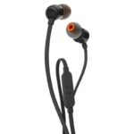 Auriculares JBL Tune 110 – Intra-auriculares com Fio, Microfone e Jack 3.5 mm – Preto