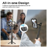 Freewell Genius Rig Mount Kit iPhone 16 Pro – Vlogging Rig com Tripé e Comando Bluetooth - Image 7
