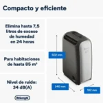 De’Longhi DNS80 – Desumidificador Doméstico 20 L/Dia - Image 6