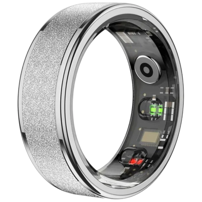 COLMI R10 Smart Ring 5ATM Bluetooth 5.0 – Prata Tamanho 13