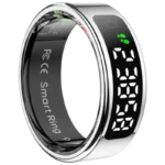 COLMI R12 Smart Ring Bluetooth 5.2 – Prata Tamanho 13