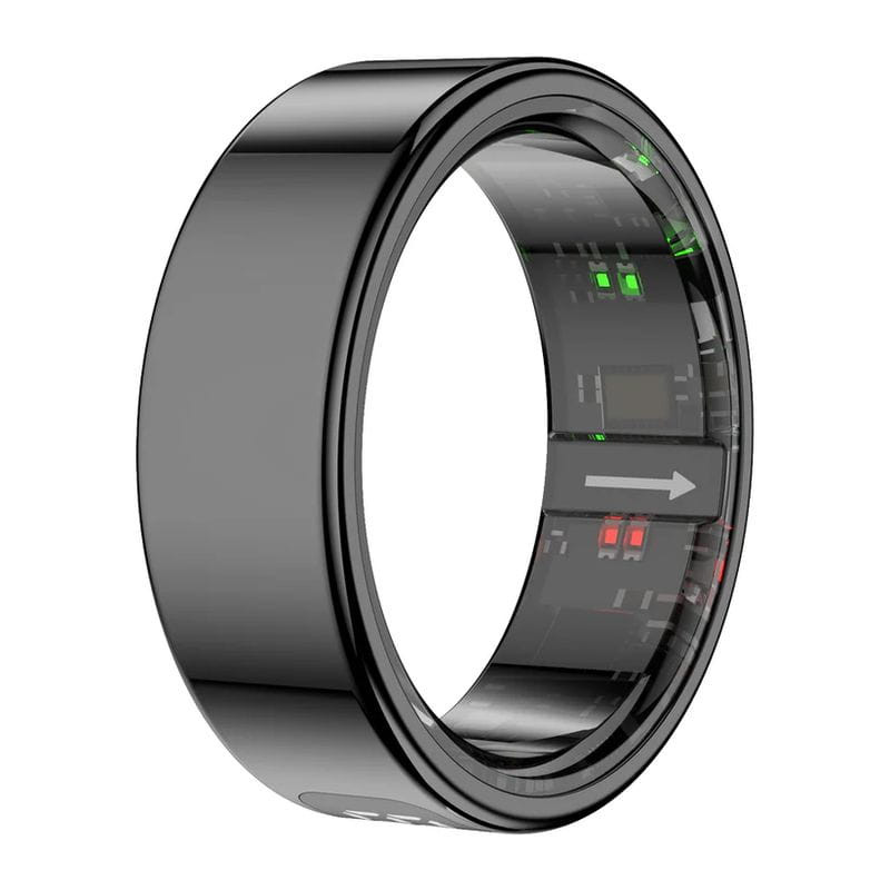 COLMI R12 Smart Ring Bluetooth 5.2 – Preto Tamanho 9 - Image 4