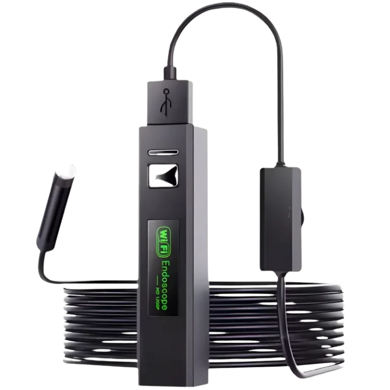 Câmara Endoscópica Wifi 8 mm 5 MP Auto-Focus – Cabo Rígido 5 m