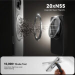 Joyroom Magsafe Carteira Preta para iPhone – 3 Cartões e Kickstand - Image 6