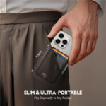 Joyroom Magsafe Carteira Preta para iPhone – 3 Cartões e Kickstand - Image 4