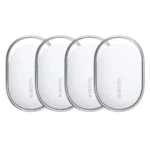 Localizador Bluetooth Xiaomi Smart Tag NFC IP67 Pack 4 Unidades Find My Android iOS Branco
