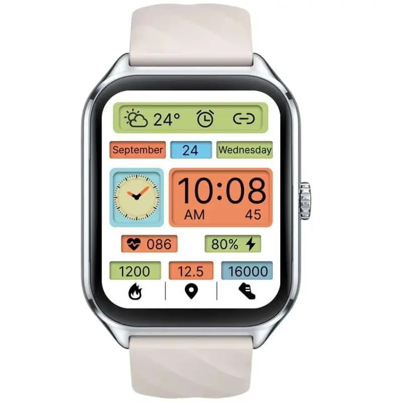 Smartwatch Zeblaze GTS 4 AMOLED 1.94" Chamadas Bluetooth IP68 100+ Desportos Prateado - Image 2