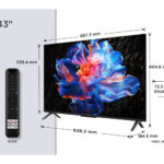 TCL 43P6K 43" 4K UHD LED Smart TV Preto