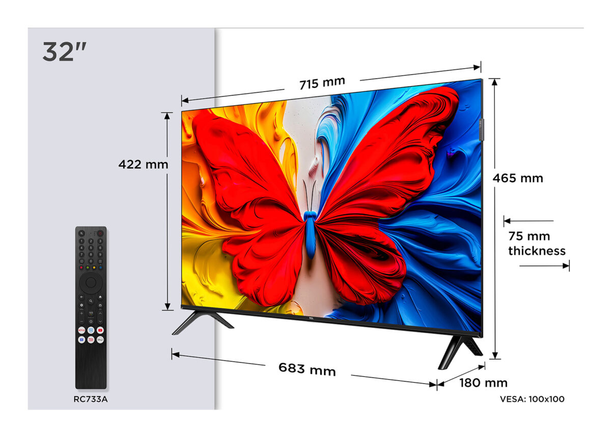 TCL 32S5K 32" Full HD QLED Smart TV Wifi Preto - Image 4