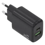 Aisens GaN A110-0910 20 W USB-C + USB-A Preto - Carregador de parede