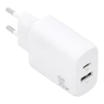 Aisens GaN A110-0923 30 W USB-C + USB-A Branco - Carregador de parede