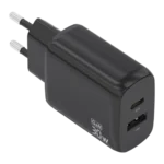 Aisens GaN A110-0924 30 W USB-C + USB-A Preto - Carregador de parede