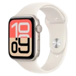 Apple Watch SE 3 GPS 44 mm Branco Estelar com Pulseira Desportiva Branco S/M