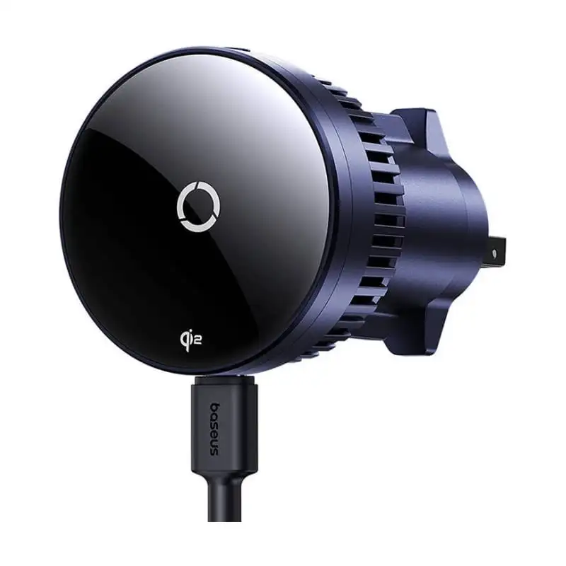 Baseus MagPro Series Suporte Magnético com Carregador Wireless 15W Qi2 Cosmic Black - Image 2