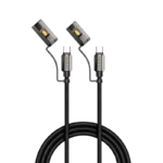 Cabo Ultra-Resistente Carregamento Rápido 3 em 1 240W USB-C
