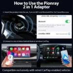 Pionray 2026 - Adaptador sem fios Carplay e Android Auto - Image 3