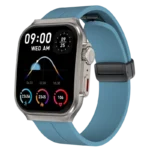 Smartwatch OV88 Turquesa com altifalante integrado Sensor de frequência cardíaca